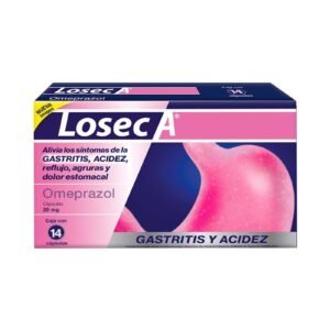 Losec A Omeprazole 20 mg – 14 Capsules - Pharmacy in Cabo delivery
