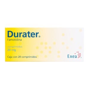 Durater Famotidine 20 mg – 20 Tablets - Pharmacy in Cabo delivery