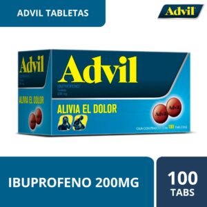 Advil Ibuprofen 200mg 100 Tablets - Pharmacy in Cabo delivery