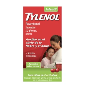 Children's Tylenol® Oral Suspension – Acetaminophen 160 mg/5 mL, 120 mL Bottle