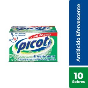 Sal de Uvas Picot 10 Effervescent Sachets - Pharmacy in Cabo delivery