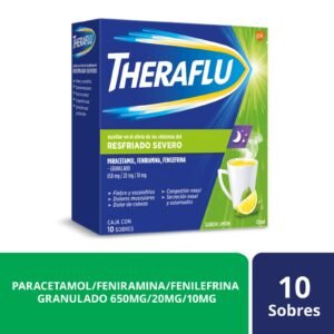 Theraflu Severe Cold 10 Sachets - Pharmacy in Cabo delivery