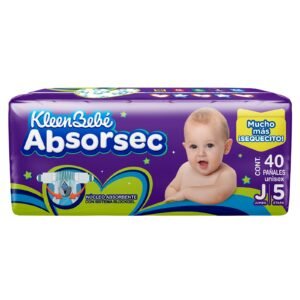 Diaper Kleenbebé Absorsec Size Jumbo Unisex 40 pcs