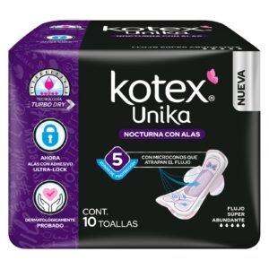Sanitary Pads Unika By Kotex Overnight with Alas 10 pcs Box