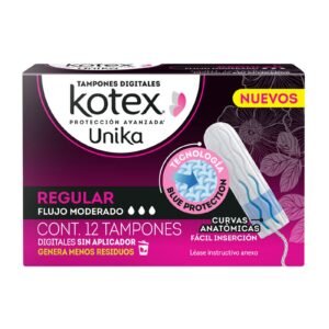 Tampons Kotex Unika Digital Regular 12 pcs