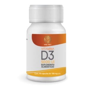 Wise Tree Vitamin D3 5,000 Ui Dietary Supplement 90 Capsules